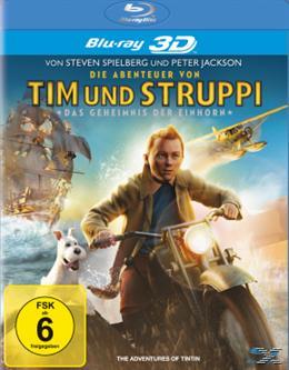 Actual product image Tintin The Mystery of the 'Unicorn (3D Blu-ray, 2011, Turkish, English, German)