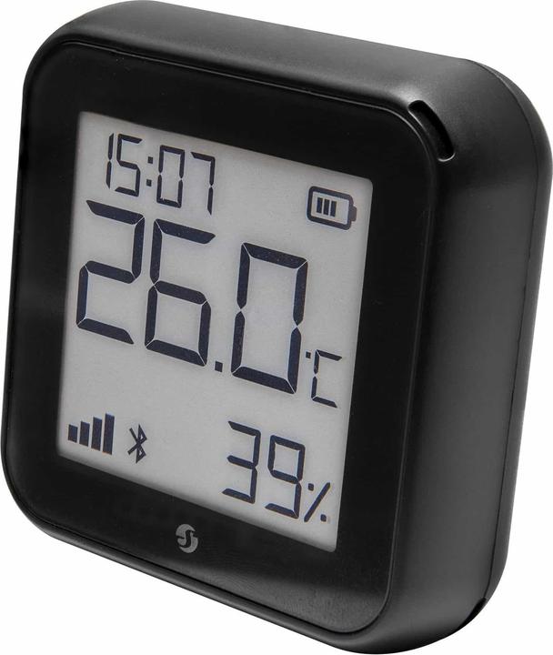 Actual product image Shelly WLAN temperature and humidity sensor Plus H&T Gen. 3, BT, black, 3 pieces