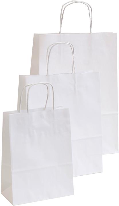 Image du produit Neutral Sacs de transport Allegra blanc SDS26-BIA Kraft, 110g, 26x12x36cm 25 pcs. (Pochette cadeau, 25 x)