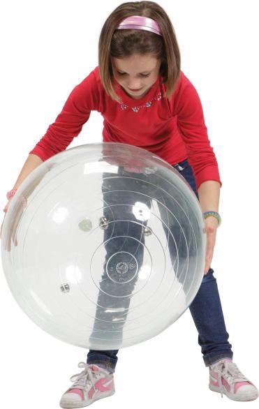 Immagine prodotto Ledraplastic Palla Jinglin Gymnic® Trasparente, Ø 55 cm