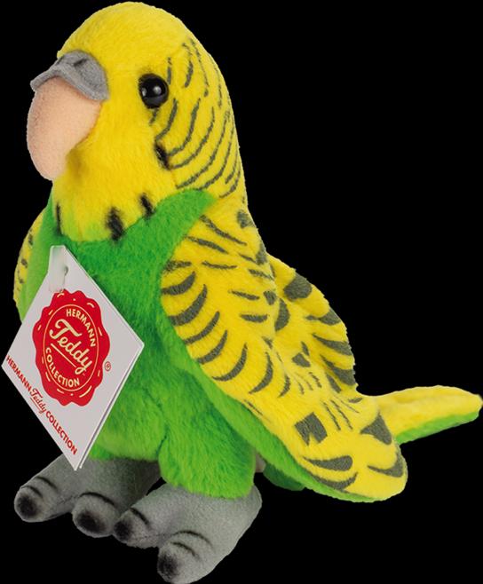 Produktbild Teddy Hermann Wellensittich grün 13cm (13 cm)