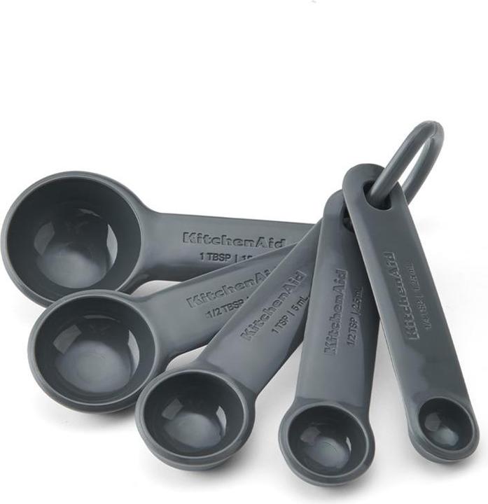 Image du produit KitchenAid Ka Set Of 5 Measuring Spoons Grey (Jeu De 5 Cuillères De Mesure)