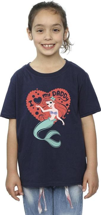 Immagine prodotto Disney The Little Mermaid Love Daddy Maglietta Ragazze (152, 158)
