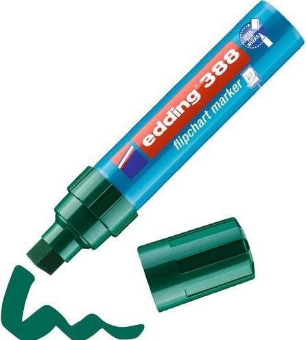 Actual product image Edding Flipchart marker 388, single use, 4-12mm, writing colour: green 1 pc. (Green, 12 mm, 1 x)