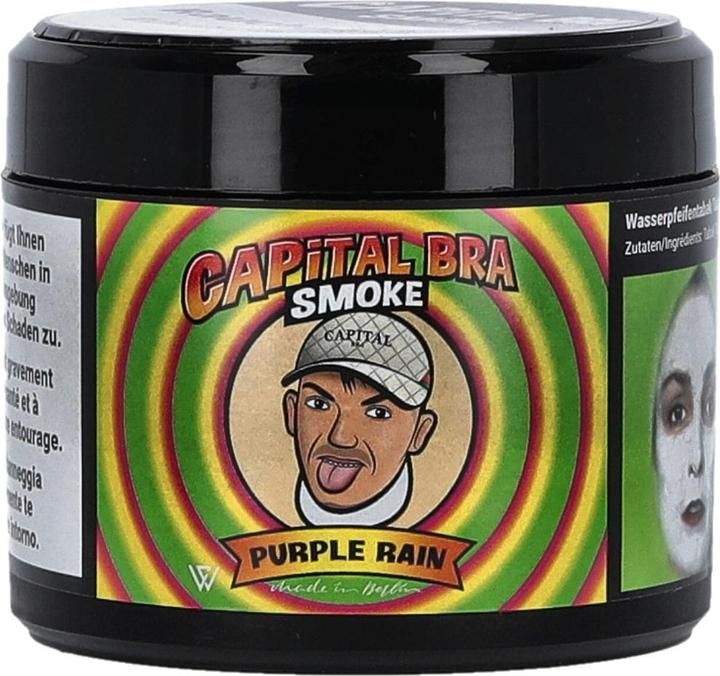 Produktbild Capital Bra Smoke Capital Bra Shisha Tabak - Purple Rain 200g (Frisch, 200 g)