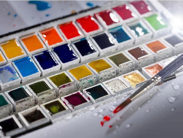 Actual product image Van Gogh Watercolour Paintbox (Multicoloured, 24 ml)
