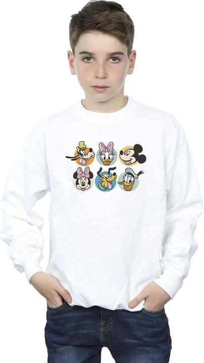 Produktbild Disney Mickey Mouse And Friends Faces Sweatshirt Jungen (152, 158)