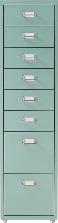 Actual product image En.Casa Rollcontainer Kökar mit 8 Schubladen 109x28x41 cm Mintgrün