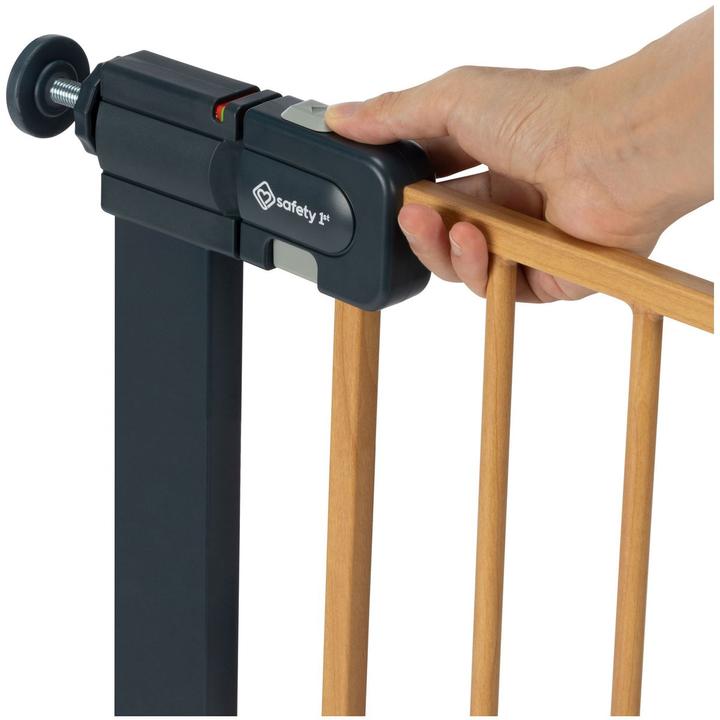 Produktbild Safety 1st - SF1 Easy Close - Metal Wood Effect - 73-80cm, extendable to 136cm (73 cm)