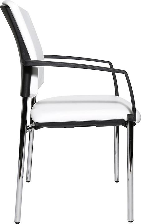 Actual product image Topstar BtoB 10 visitor chair, 4-legged frame, imitation leather upholstery, stackable, incl.