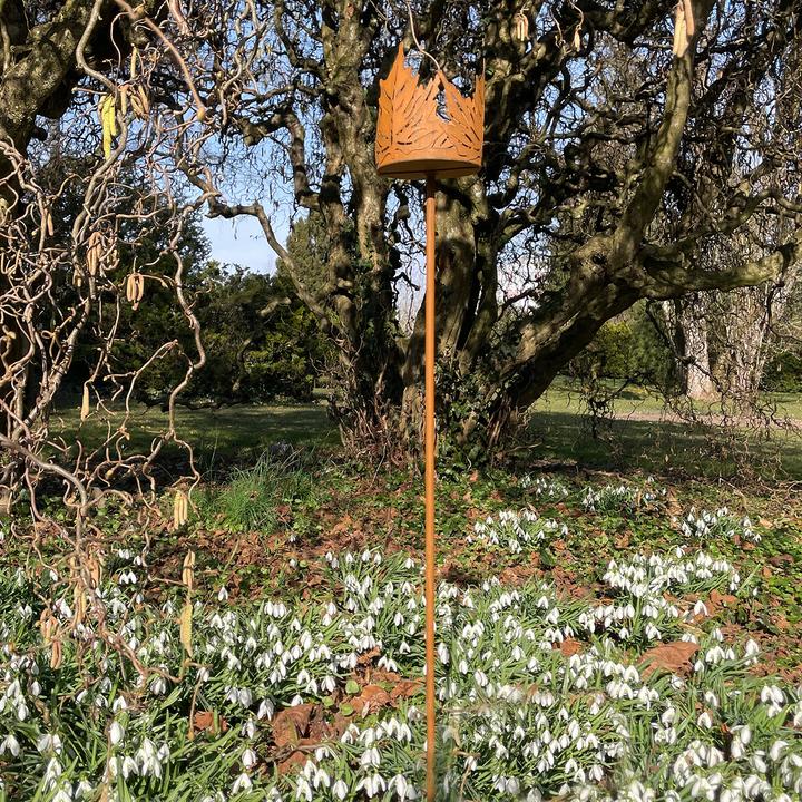 Produktbild Natura Punto Gartenstecker aus Metall, für Kerzen