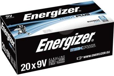 Immagine prodotto Energizer Max Plus (20 pz., 9V Block)