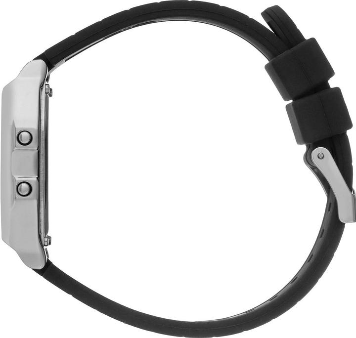 Actual product image ICE Watch ICE-Watch ICE digit retro - Metal silver mirror - Black - Small wristwatch (32 mm)