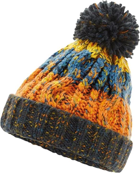 Actual product image Beechfield Childrens/Kids Corkscrew Pom Pom Beanie