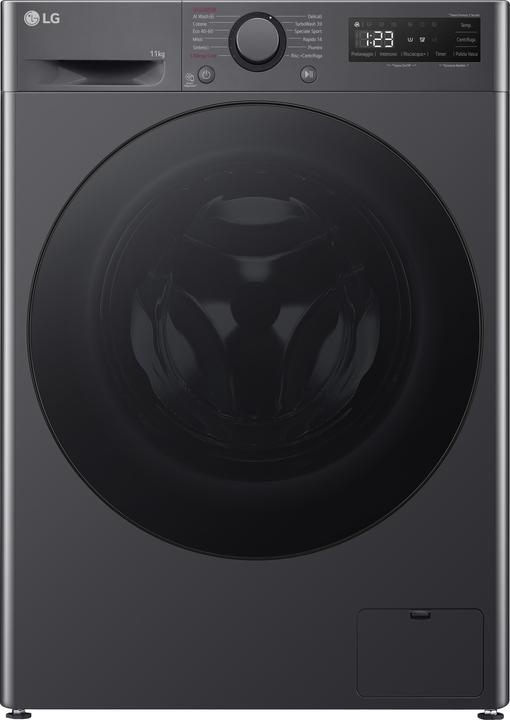 Produktbild LG F4R5011TSMB Waschmaschine 11kg AI DD, Klasse A-10%, 1400 U/min, TurboWash, Dampf (11 kg, Links)