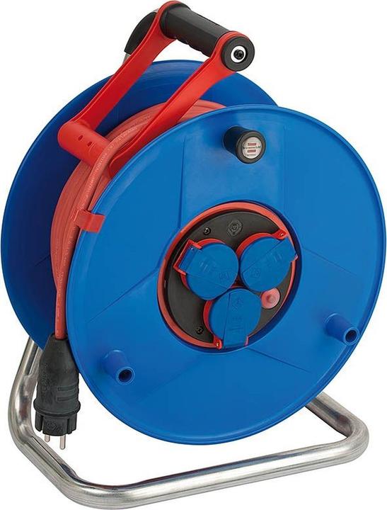 Produktbild Brennenstuhl 50m Kabeltrommel Garant Bretec IP44 Gewerbe-/Baustelle (50 m, 1.50 mm²)