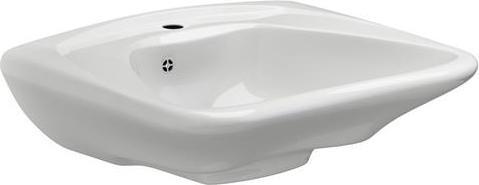 Actual product image Pressalit Håndvask ergonomisk hvid w/overl w/hhul