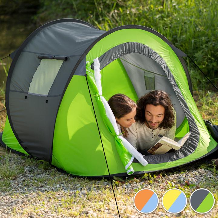 Produktbild tectake Pop-Up (Wurfzelt, 1.50 kg, 2 Personen)
