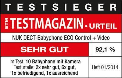 Image du produit NUK Eco Control plus Vidéo (Vidéo et audio, 300 m)