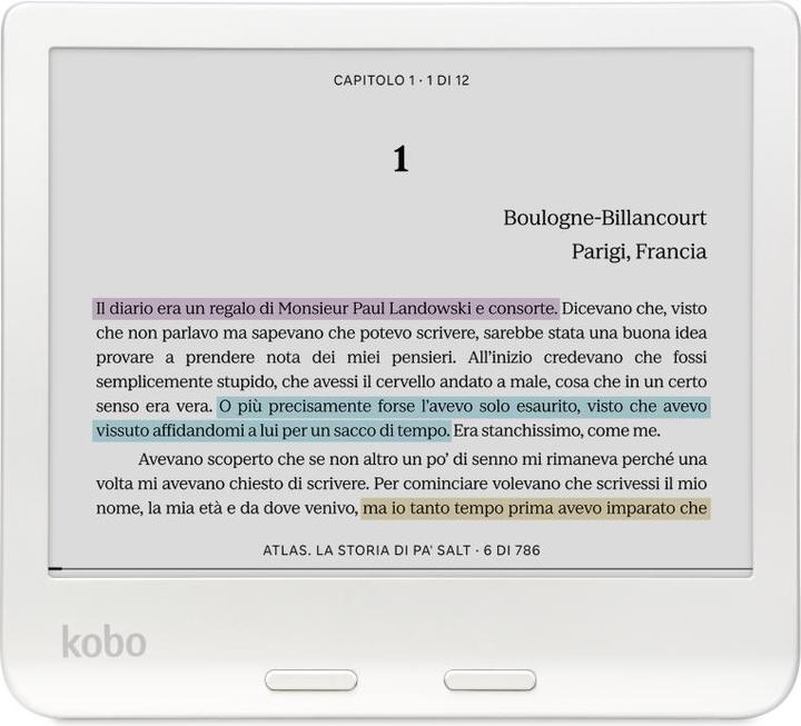 Produktbild Kobo Libra Colour (7", 32 GB, White)