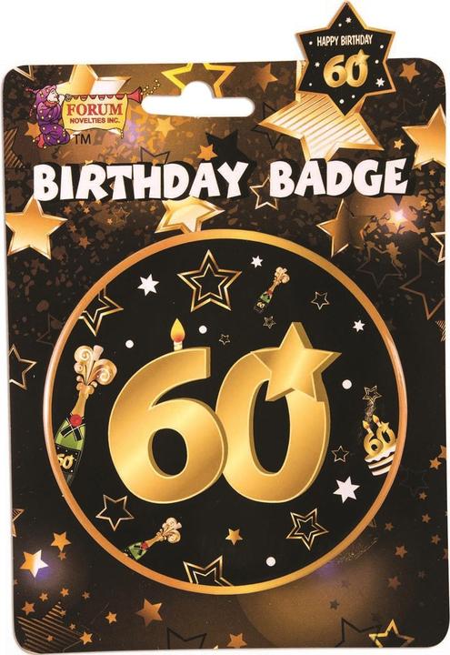 Immagine prodotto Bristol Novelty Distintivo 60° compleanno
