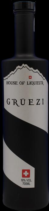 House of Liqueur - GRÜEZI Pfefferminzliqueur aus der Zentral / (1 x 70 cl)