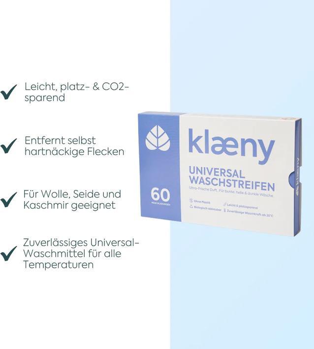 Produktbild Klaeny Veganes Haushaltsreiniger Set inkl. Nachfüll-Tabs und GRATIS Mikrofasertuch