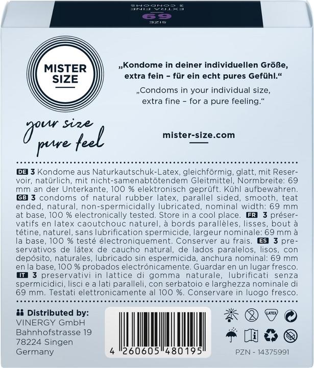 Image du produit Mister Size 69 (3 pcs)