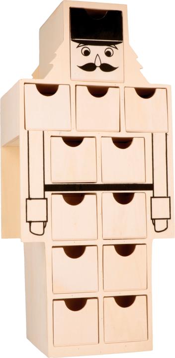 Artemio Advent calendar "Nutcracker", poplar plywood