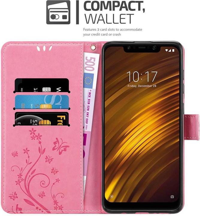 Image du produit Cadorabo Couverture du livre de fleurs (Xiaomi Pocophone F1)