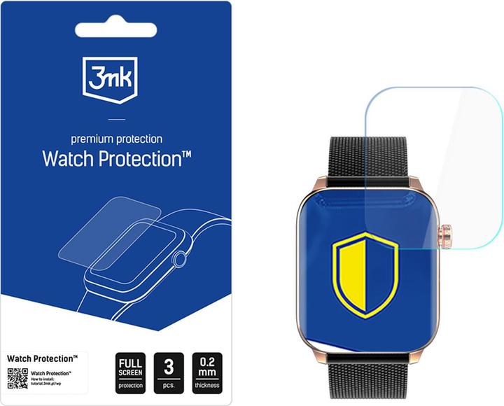 Actual product image 3MK Watch Protection ARC Smartwatch Displayschutzfolie für MAXCOM Oxygen 2 FW64