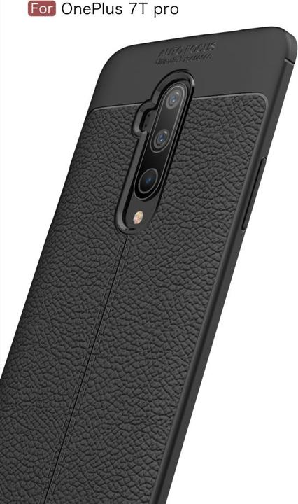 Produktbild Screenguard OnePlus 7T Pro Hülle Leather Design TPU Cover (OnePlus 7T Pro)