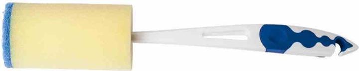 Produktbild Bümag Isolierkannenbürste Yoyo in Farbe blau und weiss, Besteckung aus Schaumstoff, 34 cm, Kunststoffgriff (1 Stk.)
