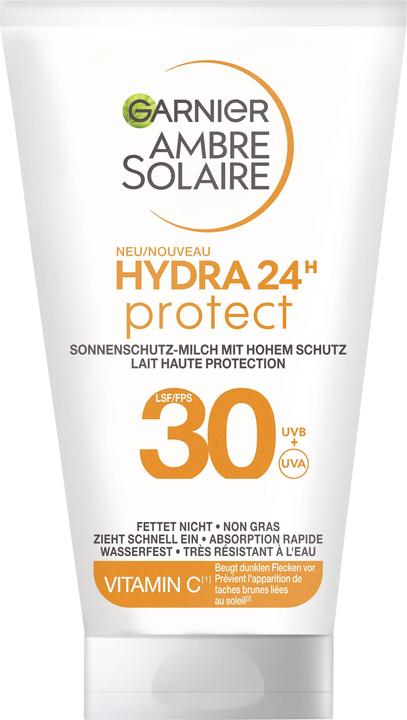 Produktbild Garnier Ambre Solaire Hydra 24 (Sonnenmilch, SPF 30, 50 ml, 50 g)