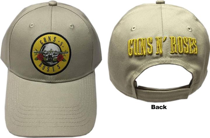 Produktbild Guns N Roses GunsNRoses Circle Logo SAND Baseball Cap