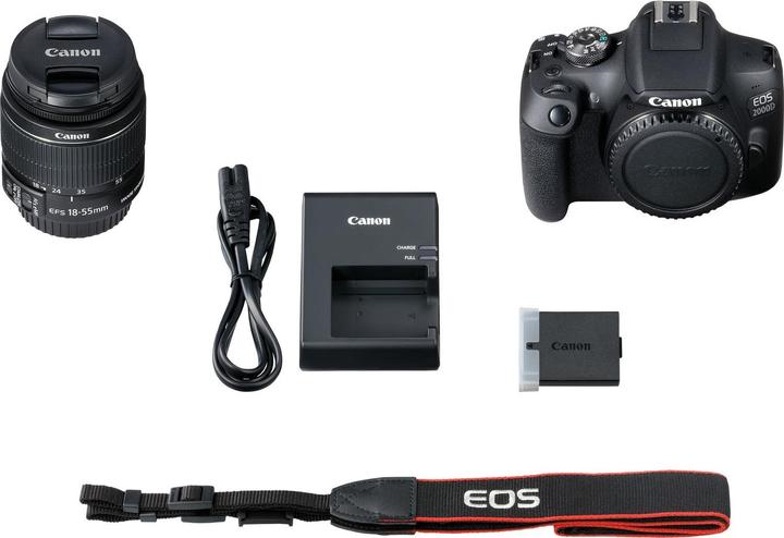 Productafbeelding Canon EOS 2000D Kit (18 - 55 mm, 24.10 Mpx, APS-C / DX)