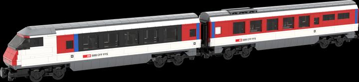 Image du produit Mobabricks Set de complément InterCity CFF (compatible avec LEGO City)