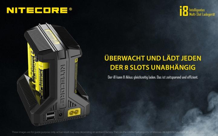 Actual product image Nitecore i8 (1 pcs., AA, Chargers without battery)
