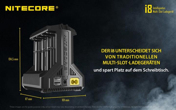 Actual product image Nitecore i8 (1 pcs., AA, Chargers without battery)
