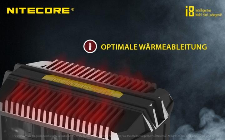 Actual product image Nitecore i8 (1 pcs., AA, Chargers without battery)