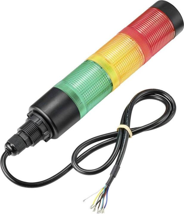Actual product image Tru Components TC-11469364 Signal tower LED red, yellow, green 1 pc.