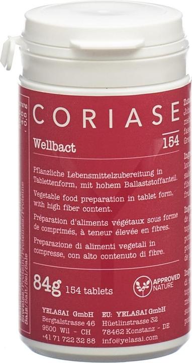 Produktbild Coriase Wellbact Tabl (154 Stück, Tabletten, 101 g)