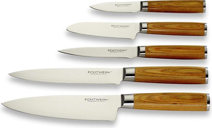 Immagine prodotto Echtwerk Coltello Damasco, set da 5 pezzi, singolo (18 cm)