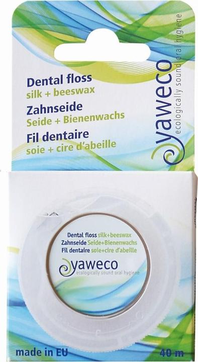 Yaweco Zahnseide aus Seide & Bienenwachs - 1x25m - (25 m)