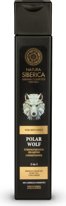 Produktbild Natura Siberica Shampoo mit Spülung für Männer 250ml (250 ml, Flüssiges Shampoo)