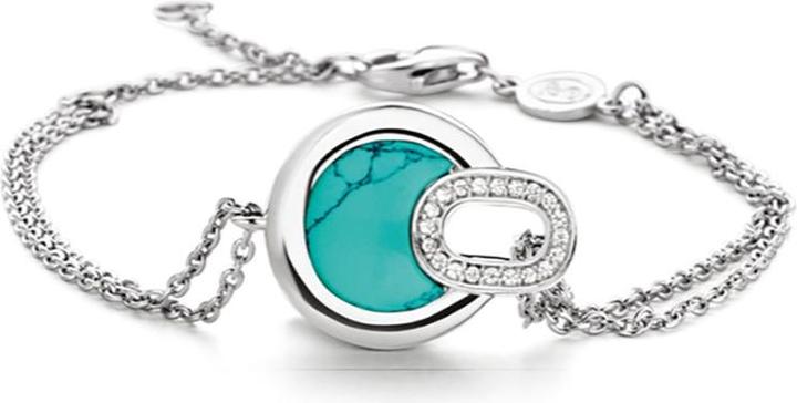 Produktbild Ti Sento Milano Armband mit Amulett und Zirkonia 2911TQ (20 cm, 925 Sterling Silber)