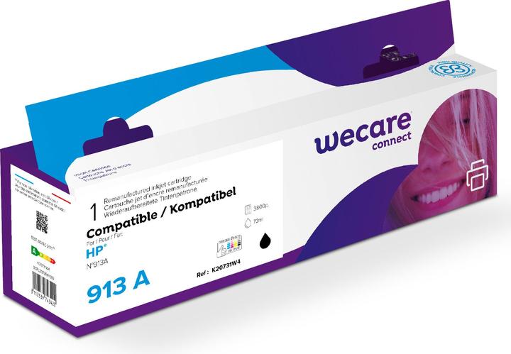 Wecare Ink 913A rebuilt black L0R95AE for HP PW Pro 452/477 3800 p. (FC)