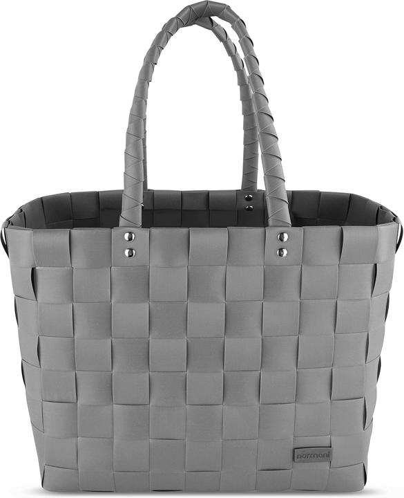 Normani Geflochtener Kunststoff-Shopper im Vintage-Stil