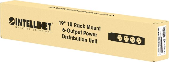 Immagine prodotto Intellinet Ciabatta / PDU a 6 vie da 19", contatto di protezione, 1 U