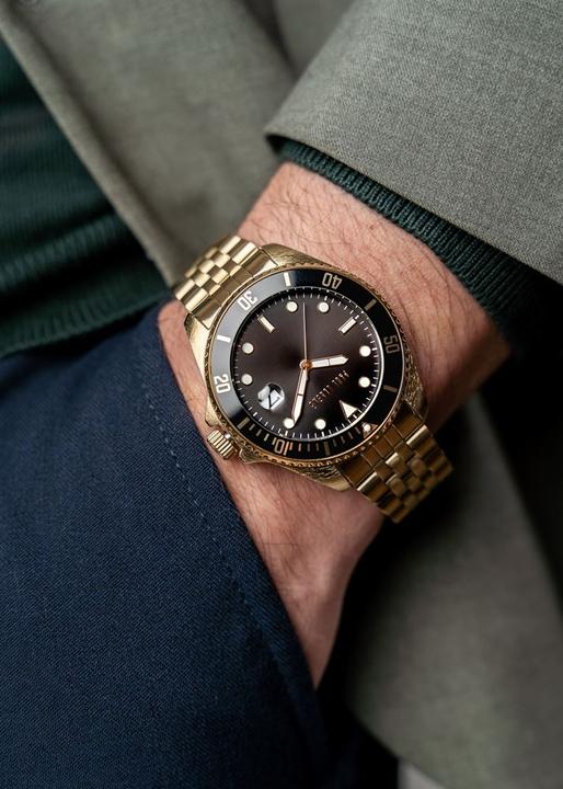 Actual product image Paul Lorens MEN'S WATCH - PL13030B-1D1 (zg350b) + BOX